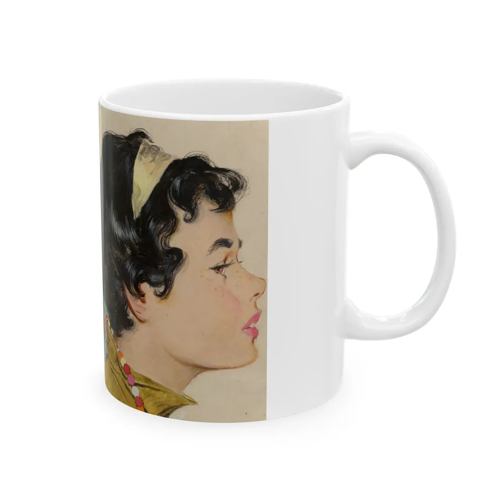 Don't Be Shy, 1958 - White Coffee Mug-Go Mug Yourself