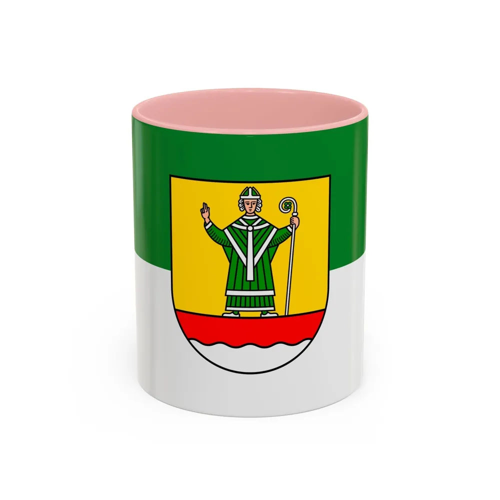 Flag of Cuxhaven Germany - Accent Coffee Mug-11oz-Pink-Go Mug Yourself