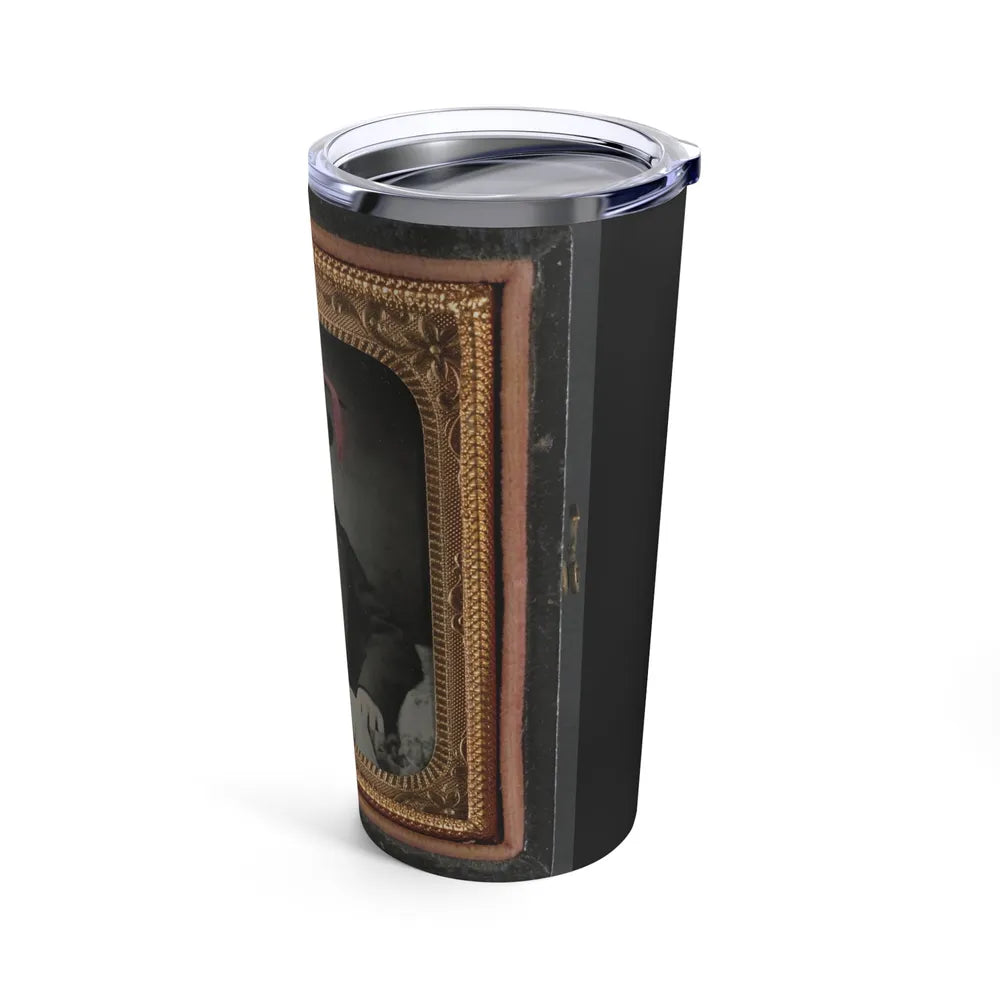 Unidentified Graduating Cadet In Military Trousers And Mortarboard (U.S. Civil War) Tumbler 20oz-Go Mug Yourself