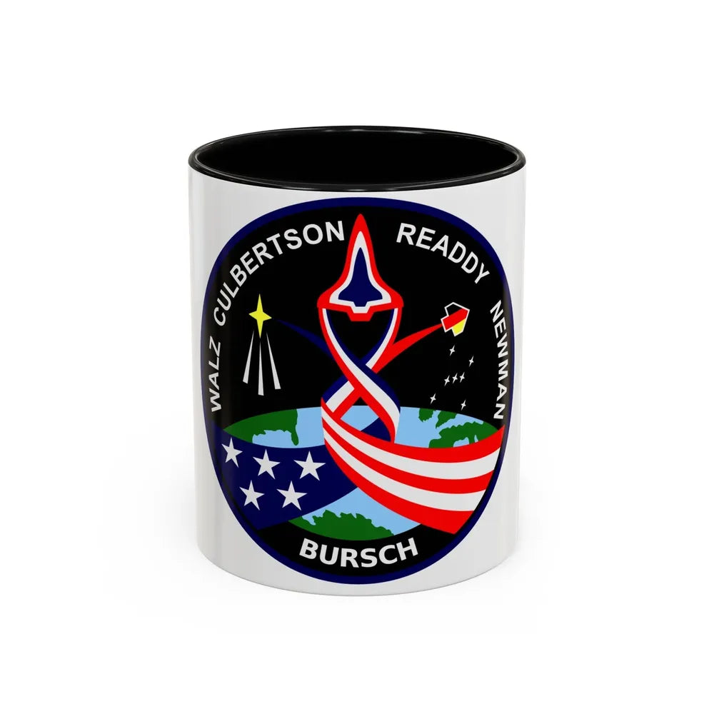 STS 51 L (NASA) Accent Coffee Mug-11oz-Black-Go Mug Yourself