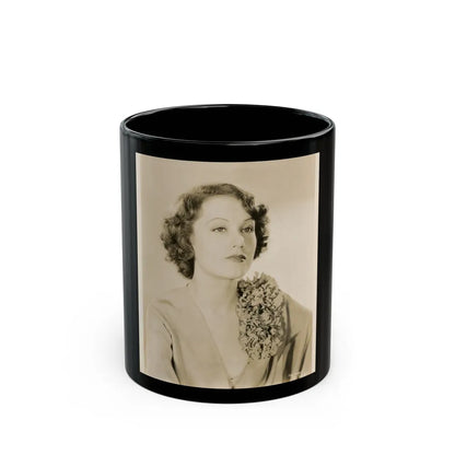 Fay Wray #122 (Vintage Female Icon) Black Coffee Mug-11oz-Go Mug Yourself