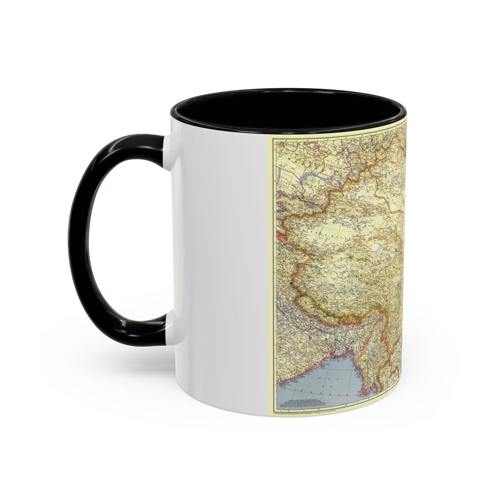 China (1945) (Map) Accent Coffee Mug-Go Mug Yourself