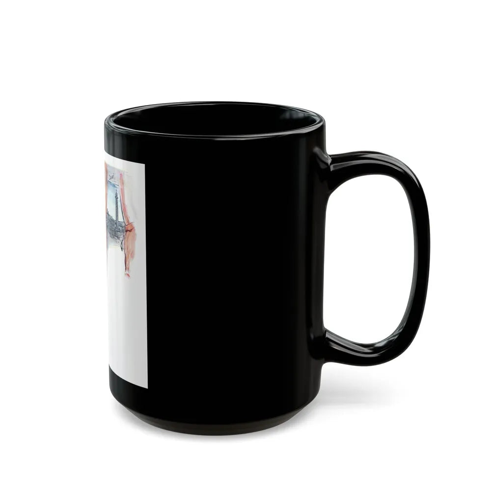 Coty Muse perfume advertisement, 1948 - Black Coffee Mug-Go Mug Yourself