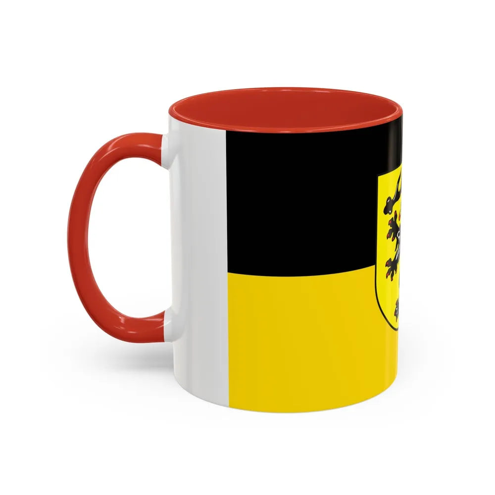 Flag of Goppingen Germany - Accent Coffee Mug-Go Mug Yourself