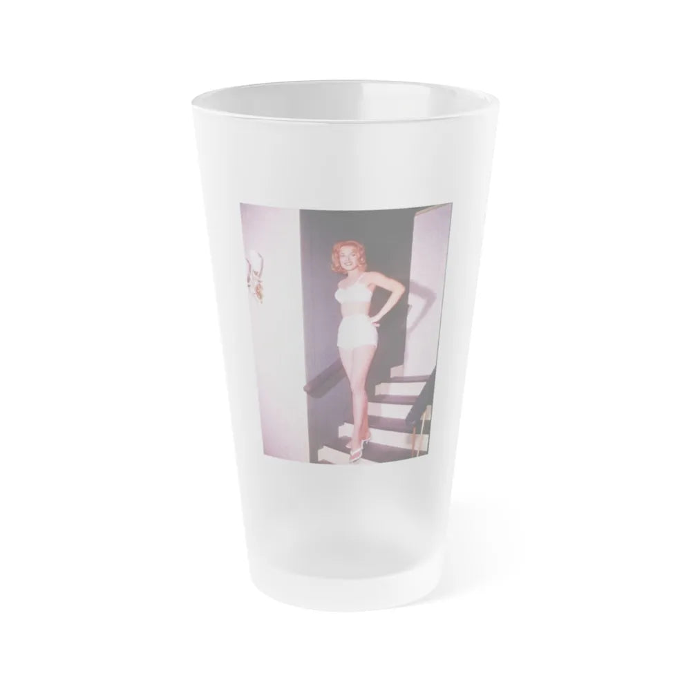 Leslie Parrish #86 (Vintage Female Icon) Frosted Pint 16oz-16oz-Frosted-Go Mug Yourself