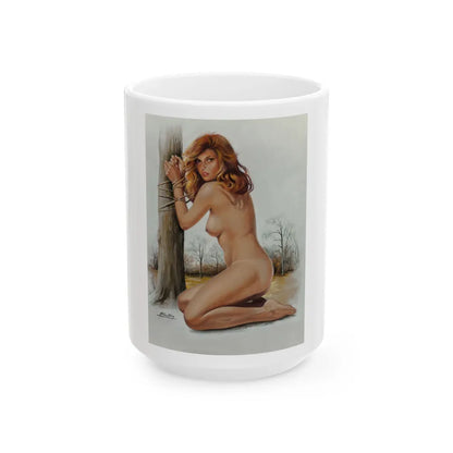 Captive Nude - White Coffee Mug-15oz-Go Mug Yourself