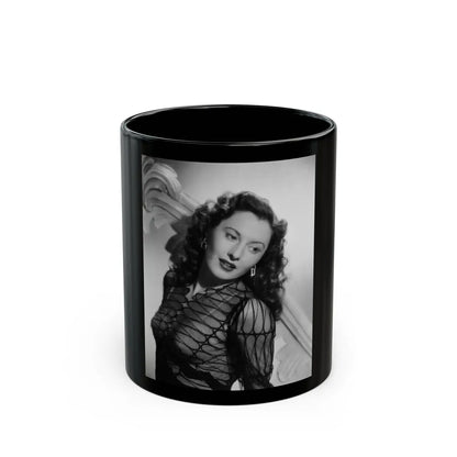 Barbara Stanwyck #183 (Vintage Female Icon) Black Coffee Mug-11oz-Go Mug Yourself