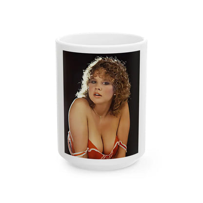 Linda Blair #151 (Vintage Female Icon) White Coffee Mug-15oz-Go Mug Yourself