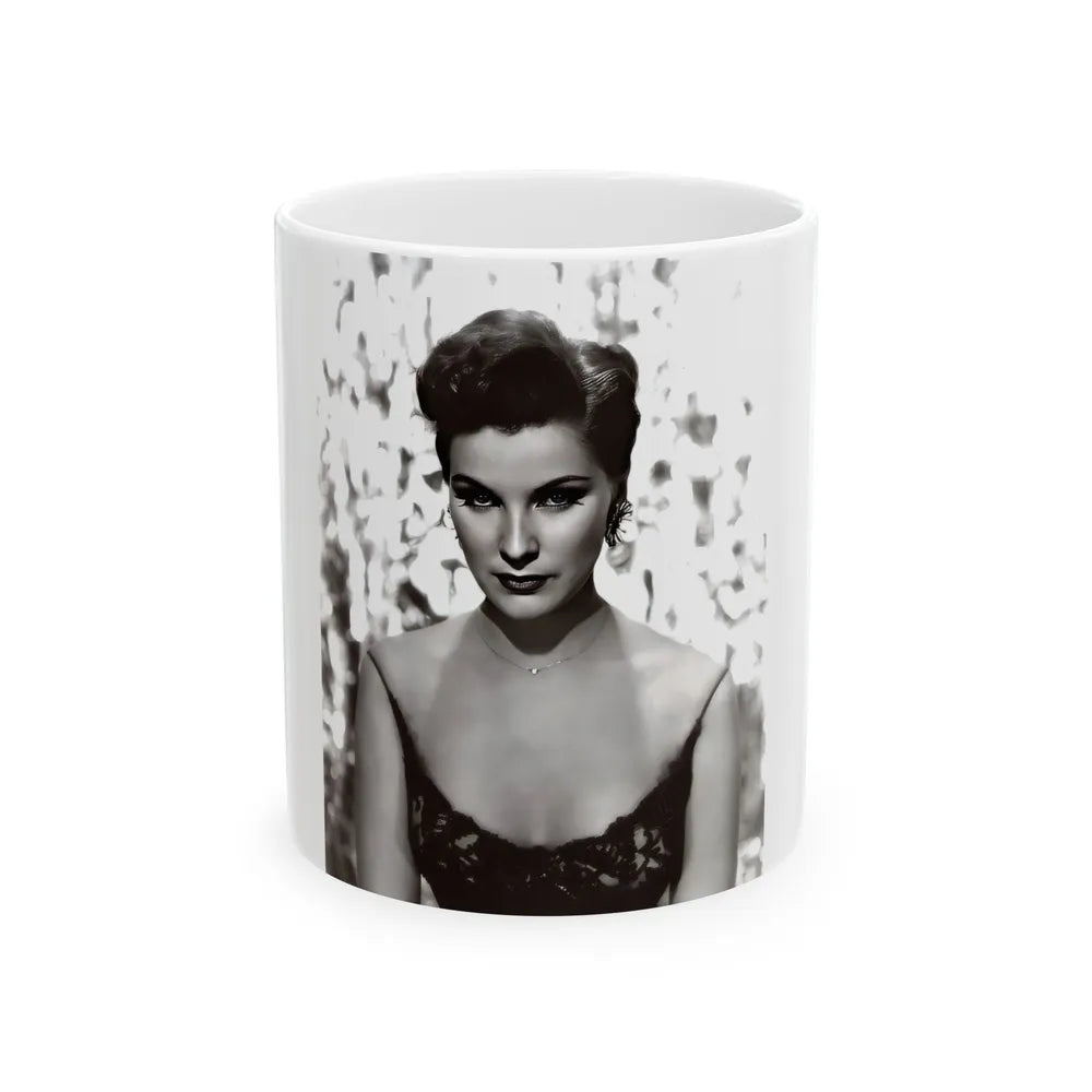 Debra Paget #48 1 (Vintage Female Icon) White Coffee Mug-11oz-Go Mug Yourself