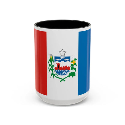 Flag of Alagoas Brazil - Accent Coffee Mug-15oz-Black-Go Mug Yourself