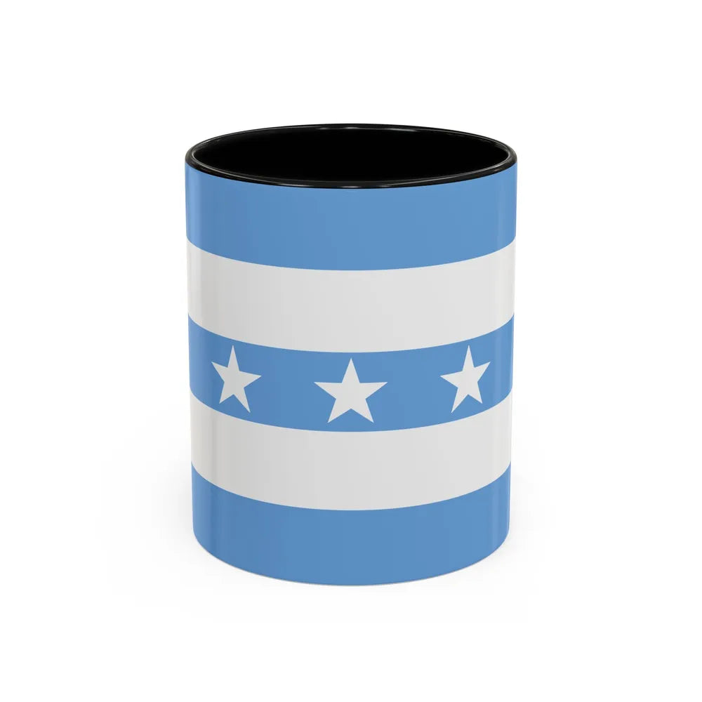 Flag of Guayaquil Ecuador - Accent Coffee Mug-11oz-Black-Go Mug Yourself