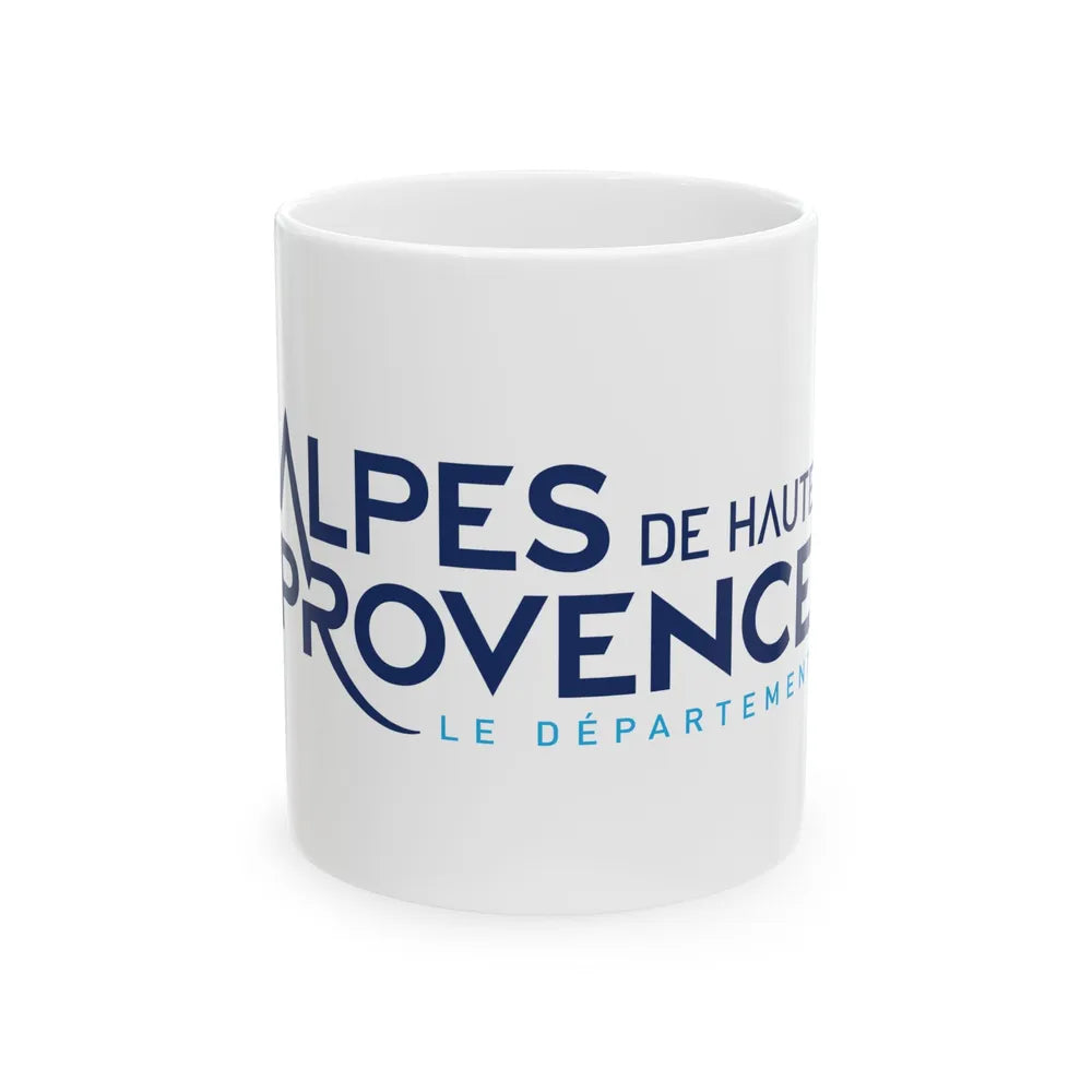 Flag of Alpes de Haute Provence France - White Coffee Mug-11oz-Go Mug Yourself