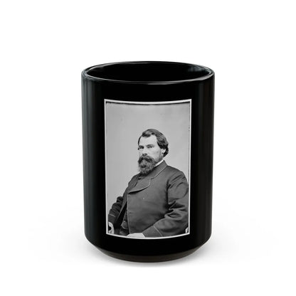 Portrait Of Postmaster-General John H. Regan, Officer Of The Confederate States Government (U.S. Civil War) Black Coffee Mug-15oz-Go Mug Yourself