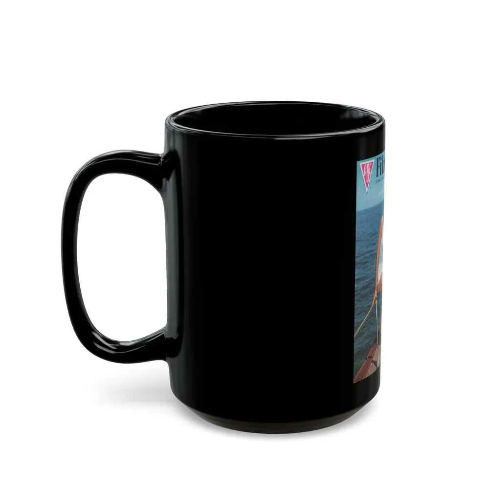 Terry Moore #32 - Mag. Cover (Vintage Female Icon) Black Coffee Mug-Go Mug Yourself