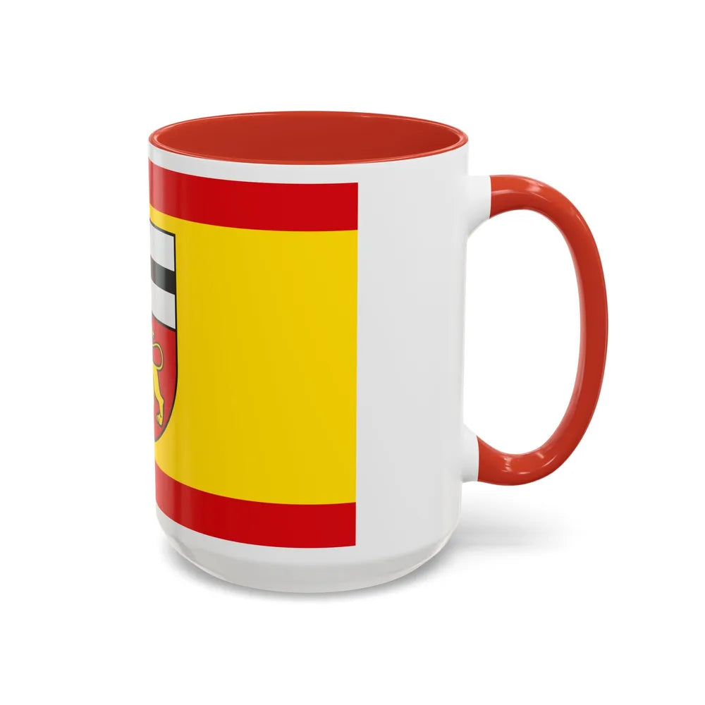 Flag of Bonn Germany - Accent Coffee Mug-Go Mug Yourself