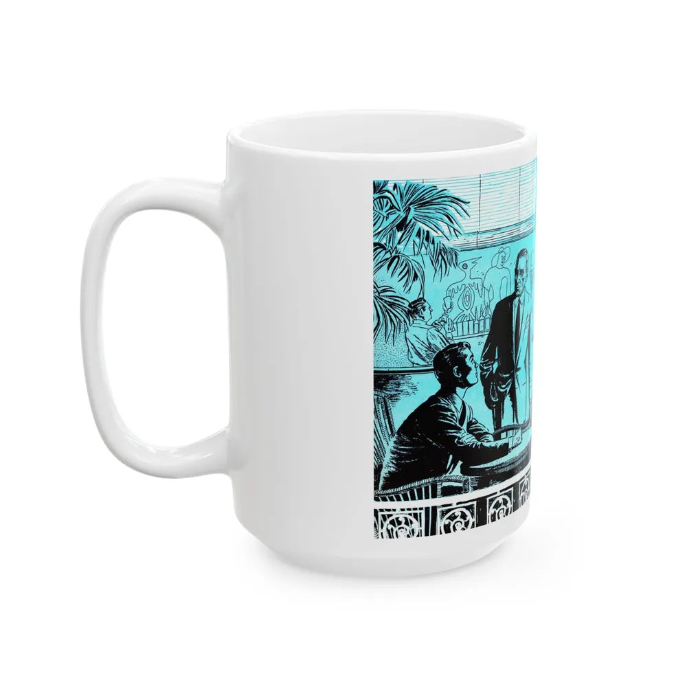 Episode in Haiti, Bluebook, August 1952 - White Coffee Mug-Go Mug Yourself