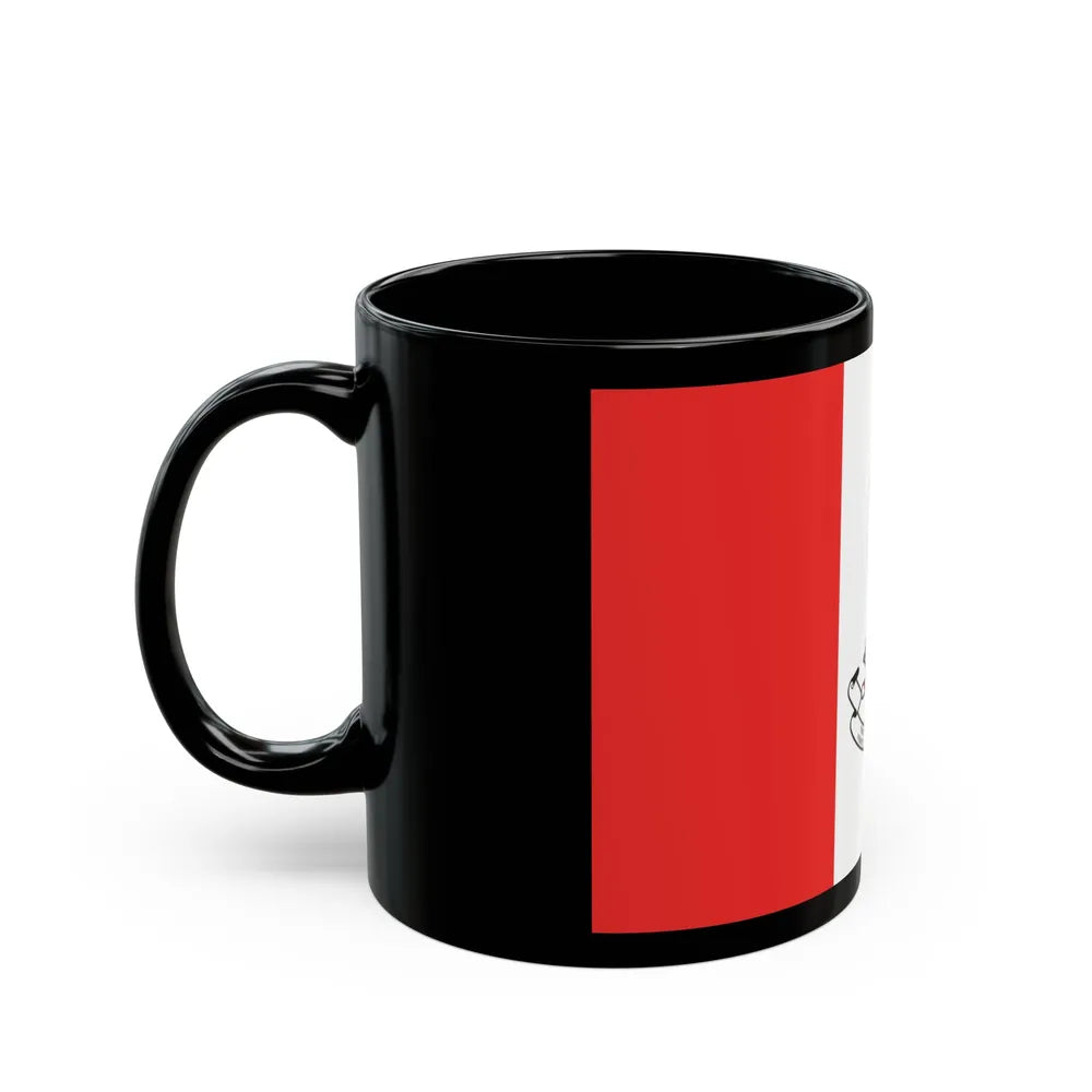 Flag of the Royal Military College of Canada - Black Coffee Mug-Go Mug Yourself