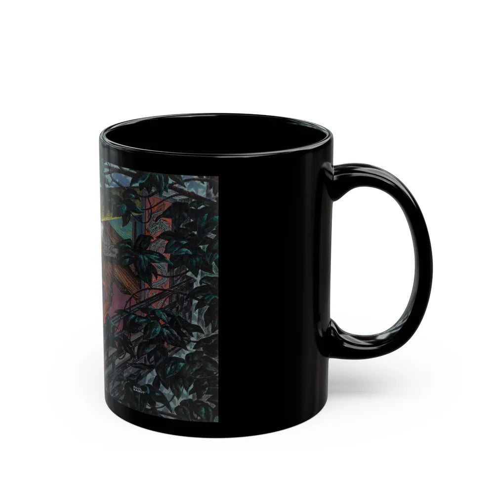 Failed Ambush, probable magazine interior illustration - Black Coffee Mug-Go Mug Yourself