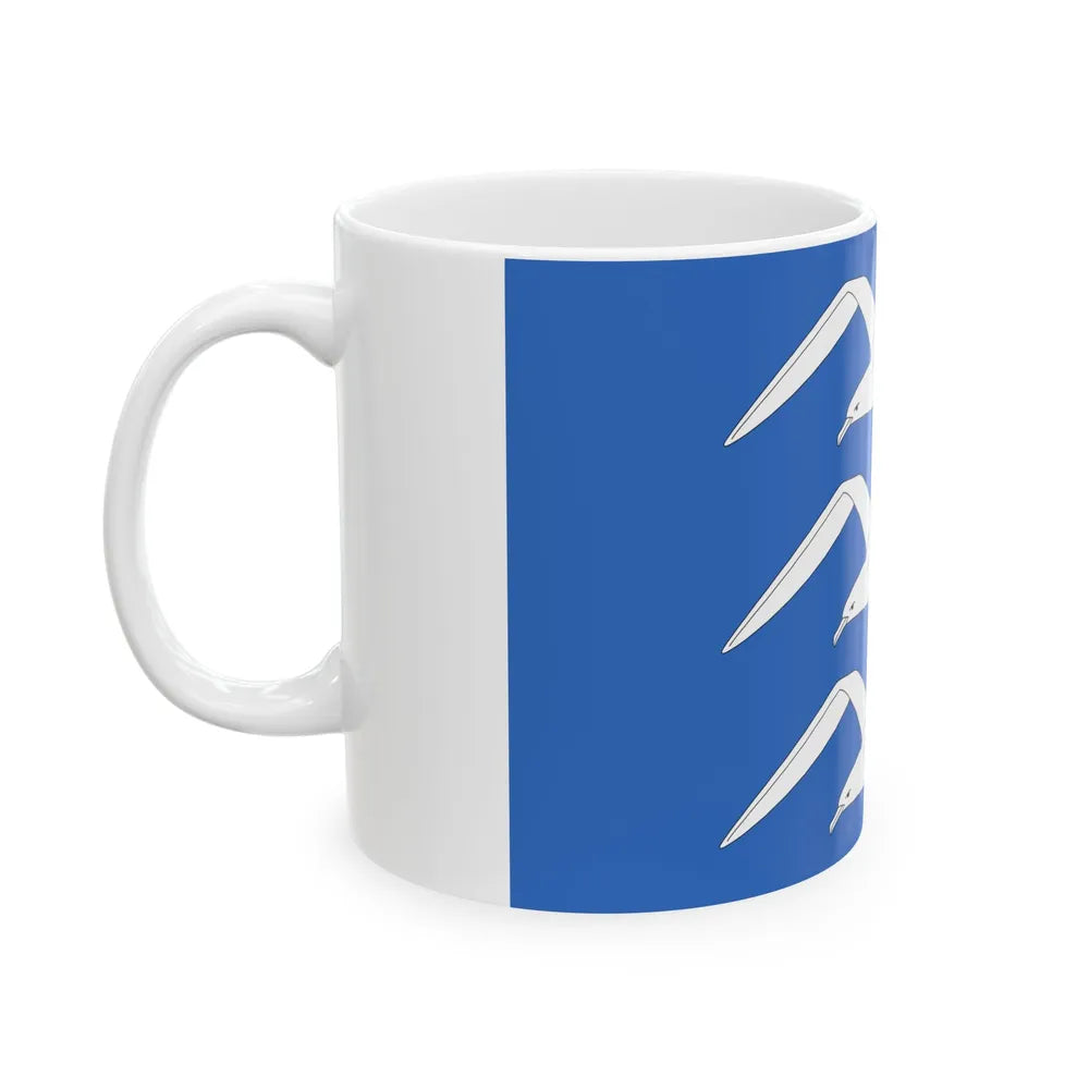 Flag of Haugesund Rogaland Norway - White Coffee Mug-Go Mug Yourself