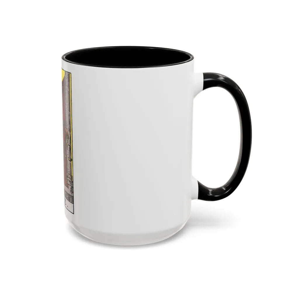 Justice (Tarot Card) Accent Coffee Mug-Go Mug Yourself