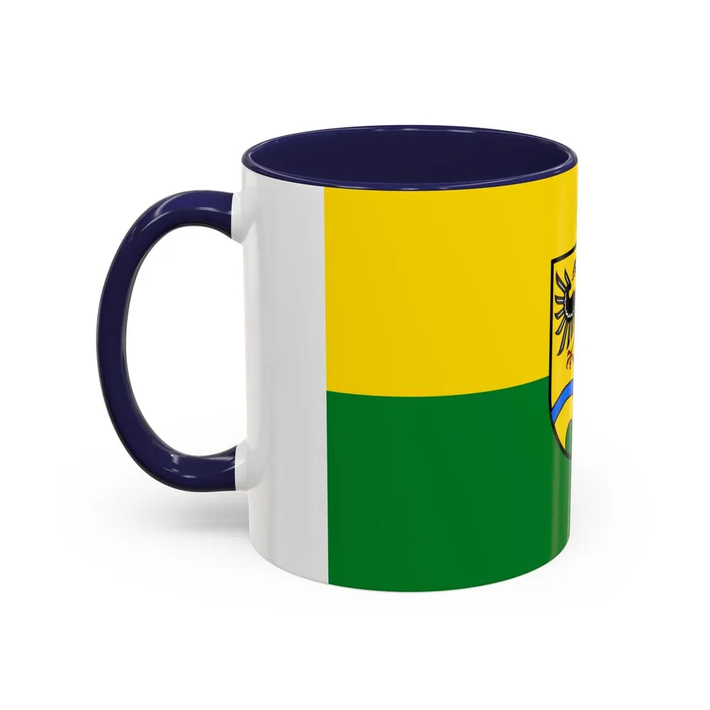 Flag of Deggendorf Germany - Accent Coffee Mug-Go Mug Yourself