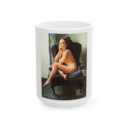 Julie Ege #250 (Vintage Female Icon) White Coffee Mug-15oz-Go Mug Yourself