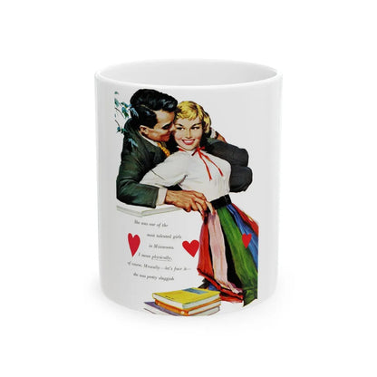 Boy, How I Love Elizabeth Barrett!, Good Housekeeping, September 1954 - White Coffee Mug-11oz-Go Mug Yourself