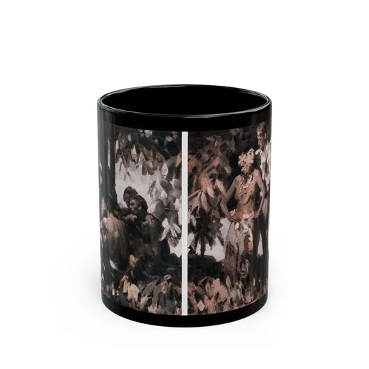 Dark Forests (2), McCall's, February 1930 - Black Coffee Mug-11oz-Go Mug Yourself