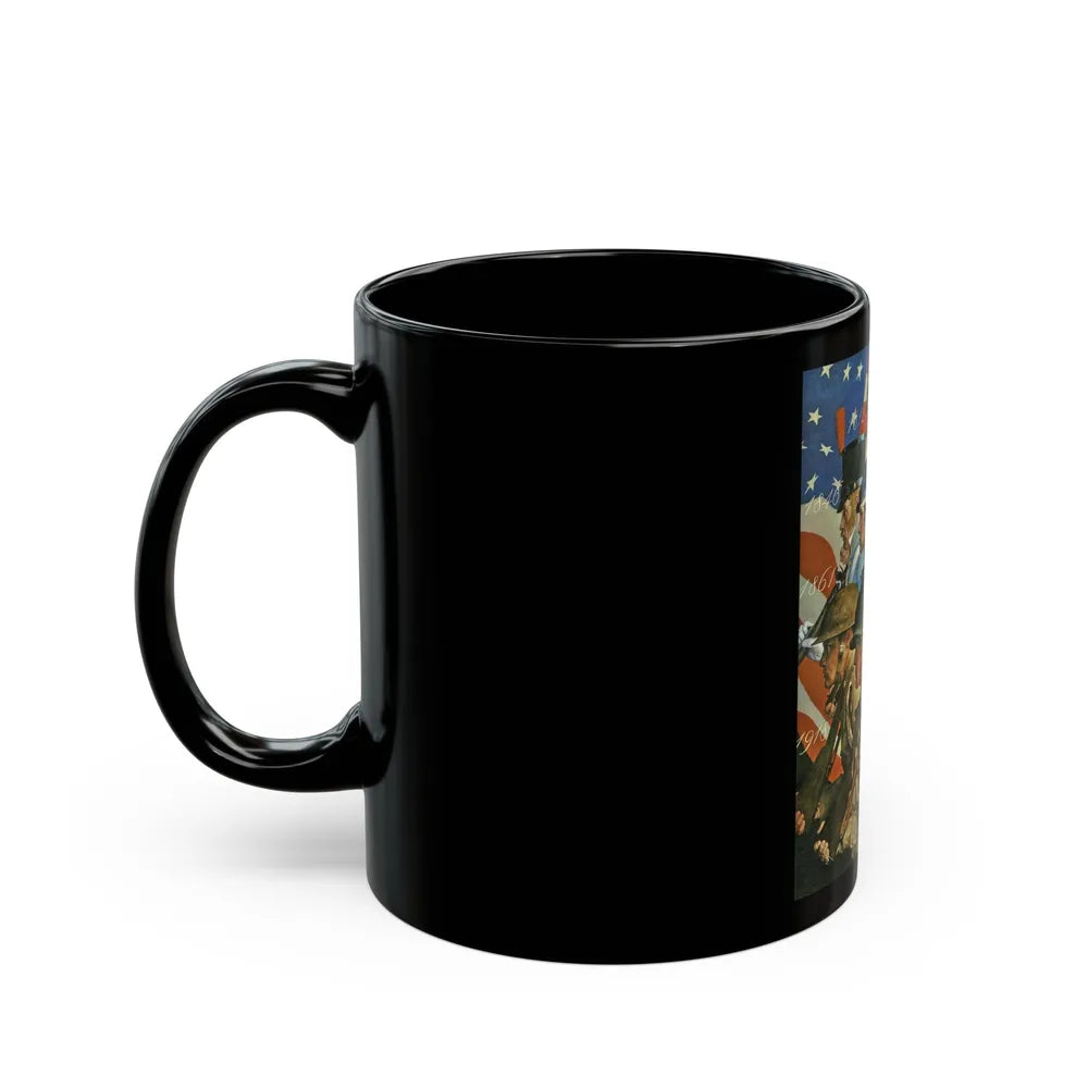 Rockwell2 (12) - Black Coffee Mug-Go Mug Yourself