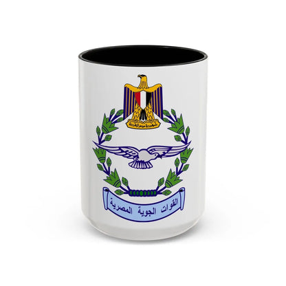 Egyptian Air Force - Accent Coffee Mug-15oz-Black-Go Mug Yourself