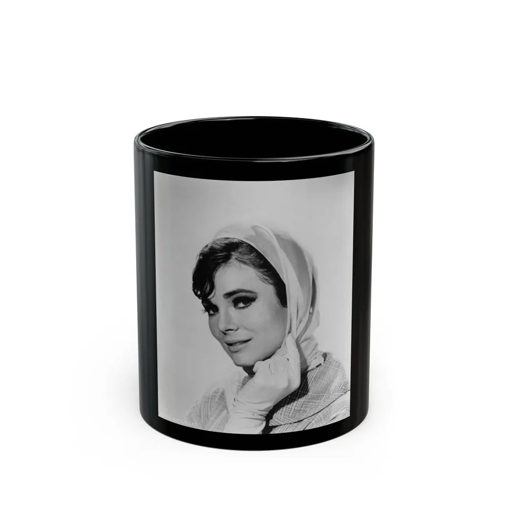 Gila Golan #87 (Vintage Female Icon) Black Coffee Mug-11oz-Go Mug Yourself