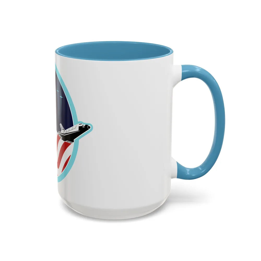 STS 2 (NASA) Accent Coffee Mug-Go Mug Yourself