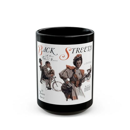 Back Streets, part 1 (1), Cosmopolitan, September 1930 - Black Coffee Mug-15oz-Go Mug Yourself