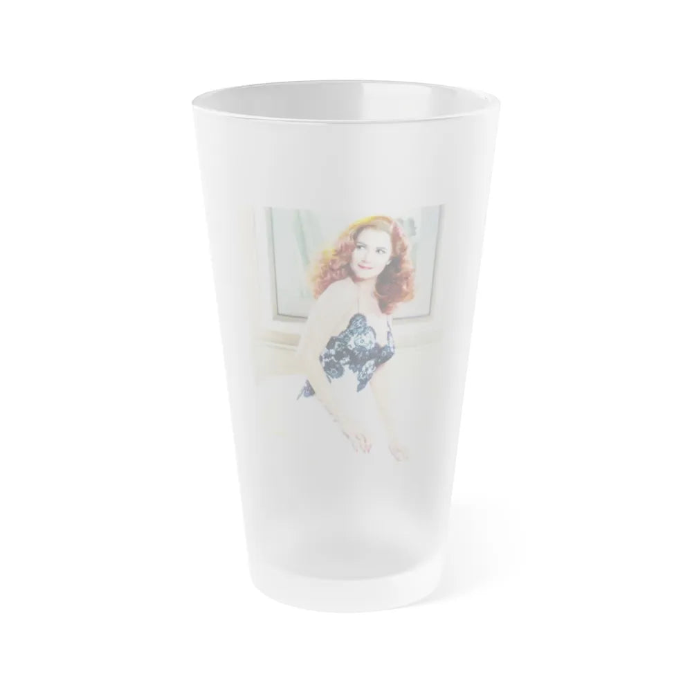 Lynda Carter #200 (Vintage Female Icon) Frosted Pint 16oz-16oz-Frosted-Go Mug Yourself