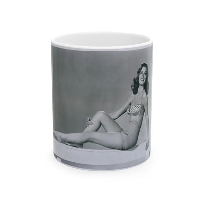 Peggy Dow #76 (Vintage Female Icon) White Coffee Mug-11oz-Go Mug Yourself