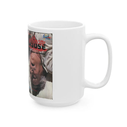 NIGHTMARE HOUSE (VHS COVER) - White Coffee Mug-Go Mug Yourself