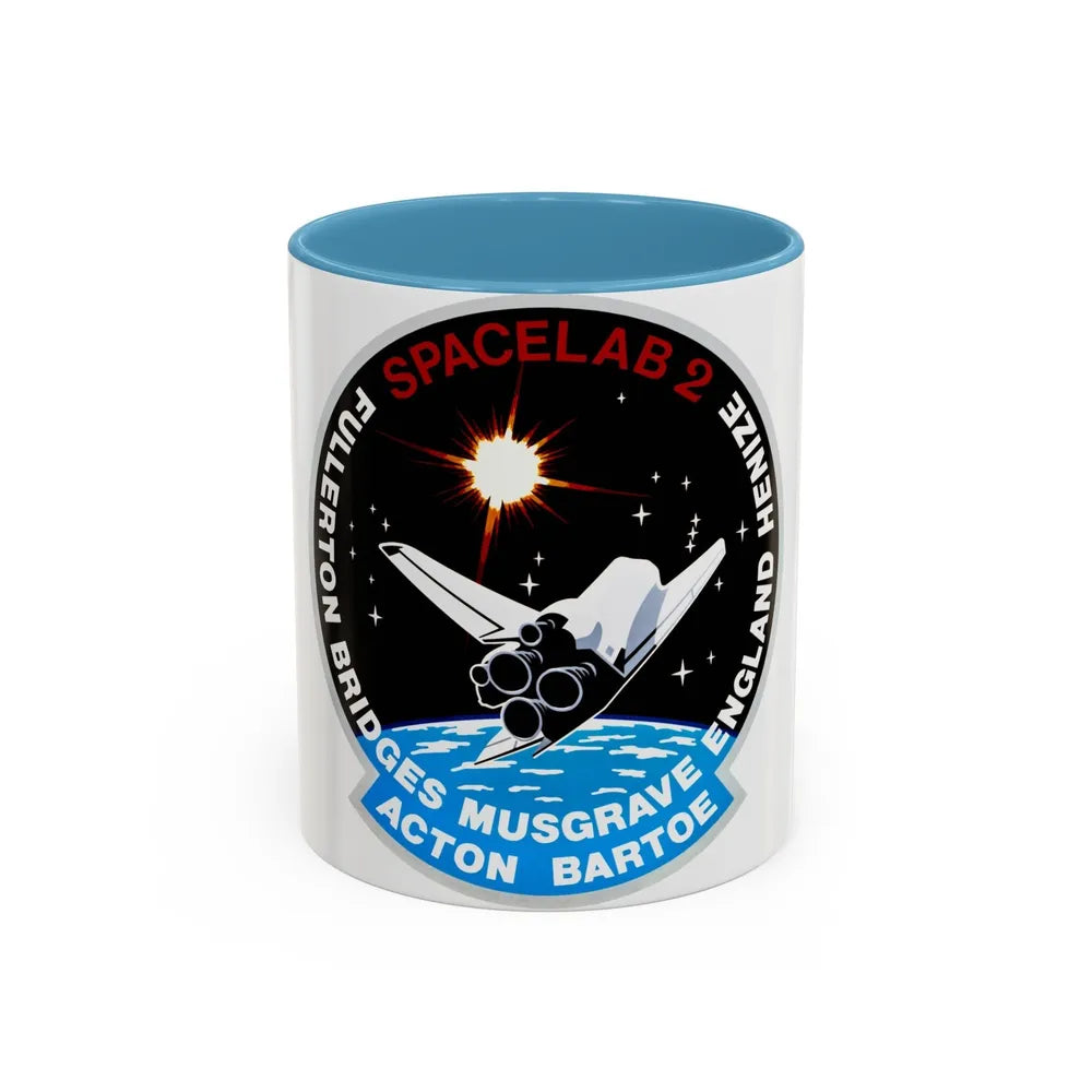 STS 51 f (NASA) Accent Coffee Mug-11oz-Light Blue-Go Mug Yourself