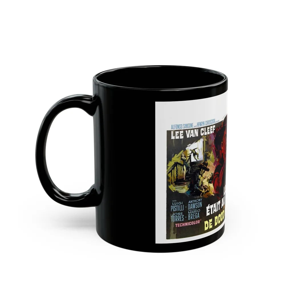 DEATH RIDES A HORSE (BELGIUM) 1967 Movie Poster - Black Coffee Mug-Go Mug Yourself