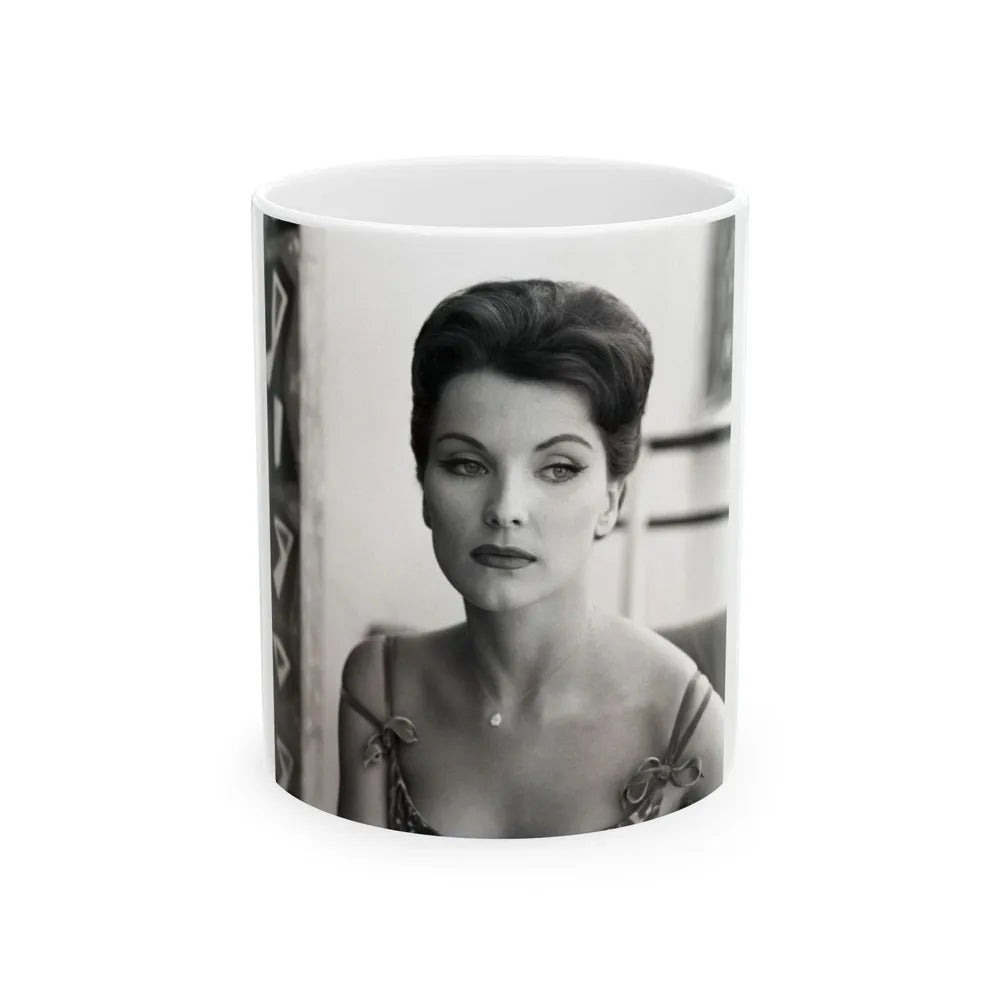 Debra Paget #572 (Vintage Female Icon) White Coffee Mug-11oz-Go Mug Yourself