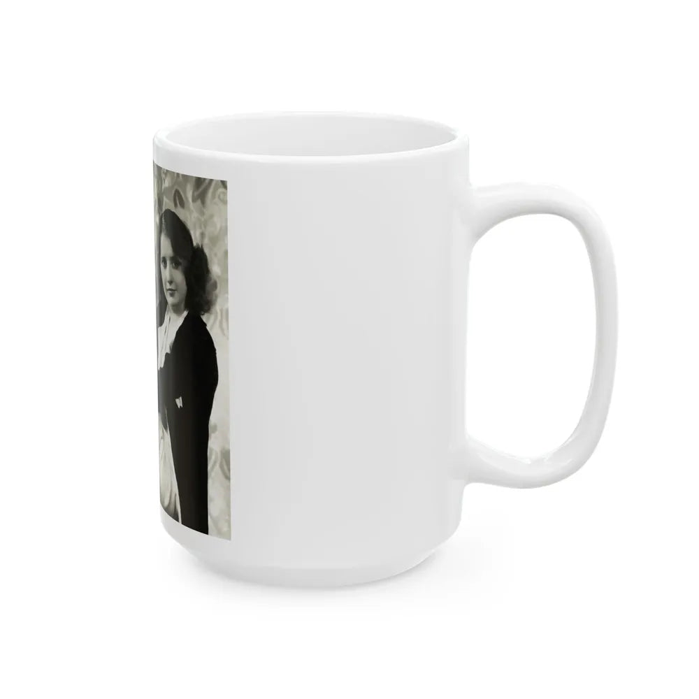 Barbara Stanwyck #165 (Vintage Female Icon) White Coffee Mug-Go Mug Yourself