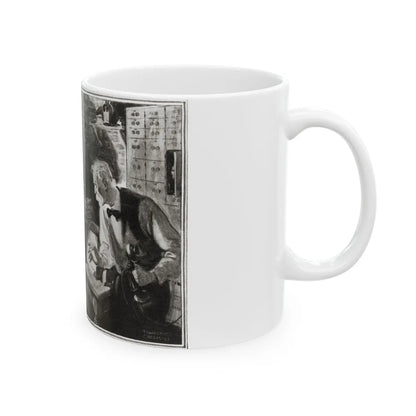 Bank Holdup (2), Cosmopolitan, January 1934 - White Coffee Mug-Go Mug Yourself