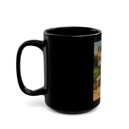 Feeding the Lambs - Black Coffee Mug-Go Mug Yourself