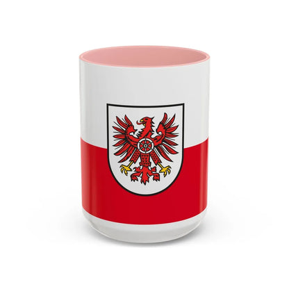 Flag of Eichsfeld Germany - Accent Coffee Mug-15oz-Pink-Go Mug Yourself