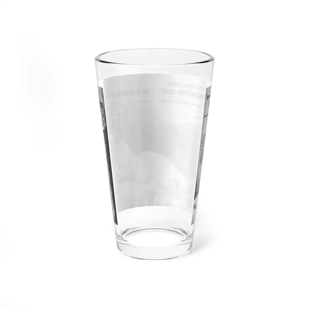 1,000 Nights of Babes and Booze, True War, July 1958 (Magazine Illustration) Pint Glass 16oz - Go Mug Yourself