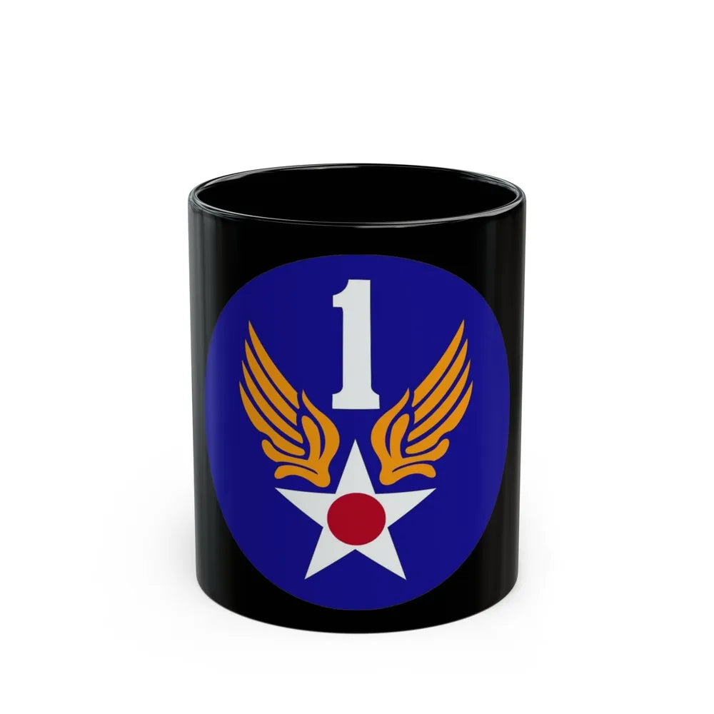 1 Air Force (U.S. Army) Black Coffee Mug-11oz-Go Mug Yourself