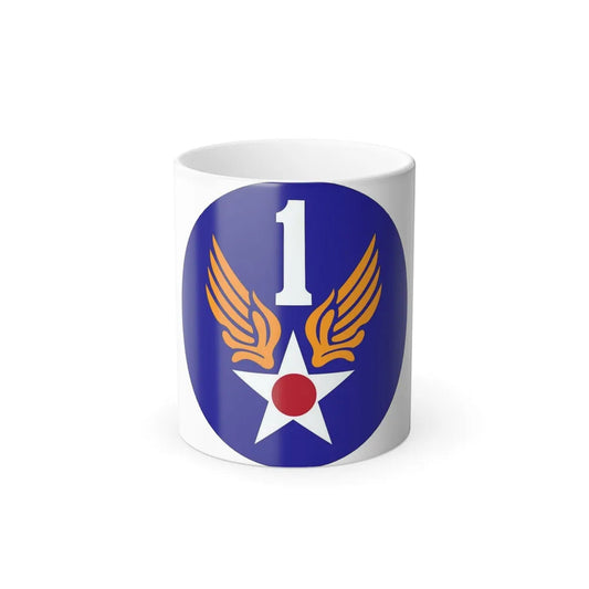 1 Air Force (U.S. Army) Color Changing Coffee Mug-11oz-Go Mug Yourself