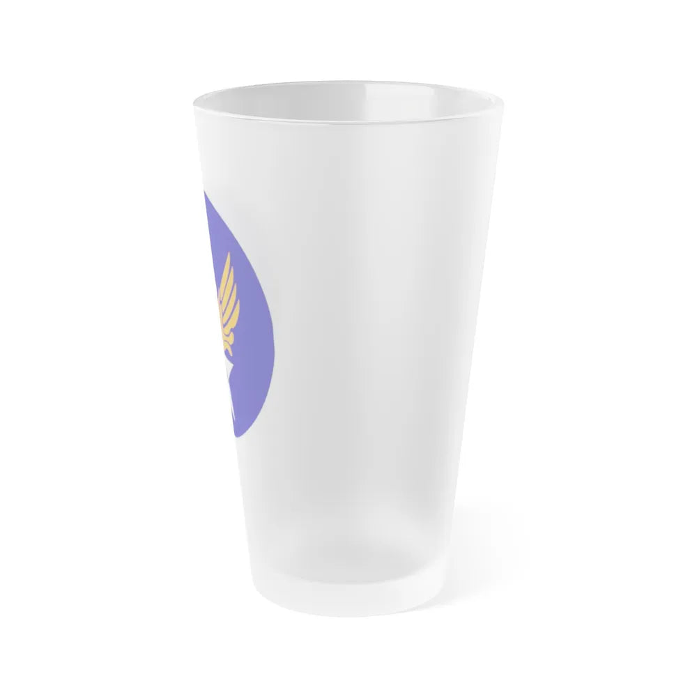 1 Air Force (U.S. Army) Frosted Pint Glass 16oz-Go Mug Yourself