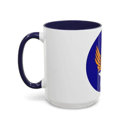 1 Air Force (U.S. Army) Accent Coffee Mug - Go Mug Yourself