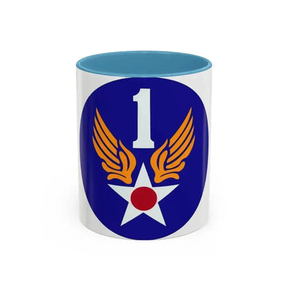 1 Air Force (U.S. Army) Accent Coffee Mug - Go Mug Yourself