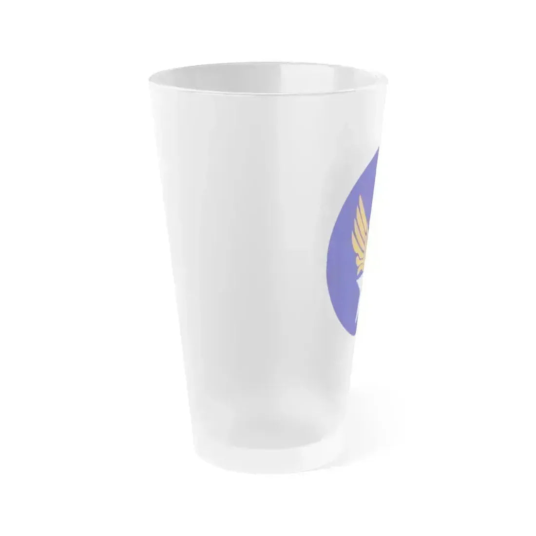 1 Air Force (U.S. Army) Frosted Pint Glass 16oz - Go Mug Yourself